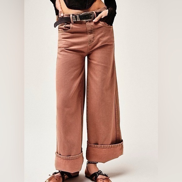 Free People Denim - Free People CRVY Gia Wide-Leg Jeans